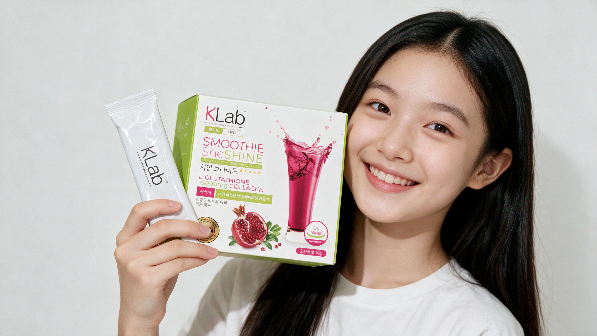Smoothie SHE Shine with Nordic Marine Collagen 5000mg + NMN + L-Glutathione lifestyle