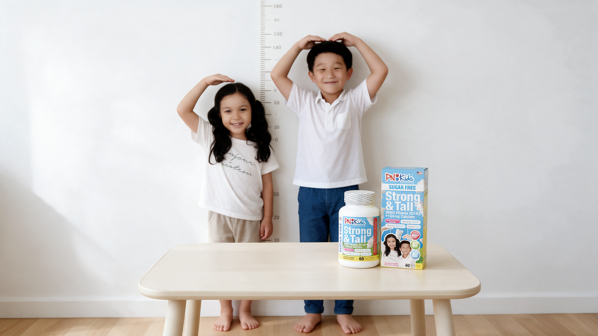Strong & Tall - Calcium + Vitamin D2 + K2 (Sugar Free) lifestyle